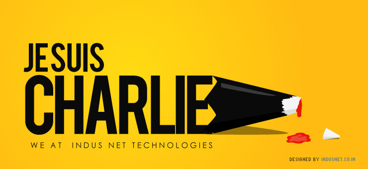 We at Indus Net Technologies (INT.), #JeSuisCharlie