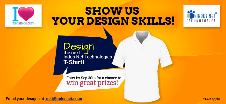 Indus Net Technologies’(INT.) T-Shirt Design Contest, 2015