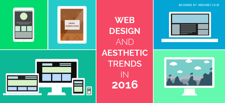 Web Design and Aesthetic Trends in 2016