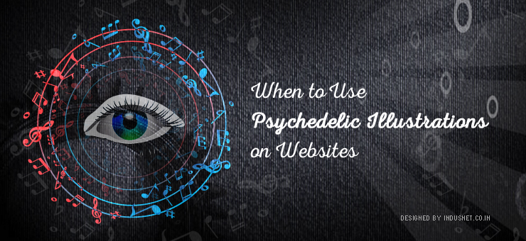 When to Use Psychedelic Illustrations on Websites