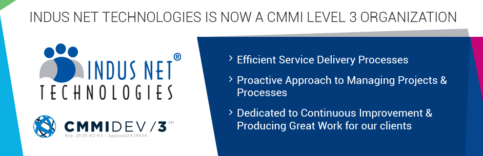Indus Net Technologies(INT.) is  Now A CMMI  Level 3 Organization