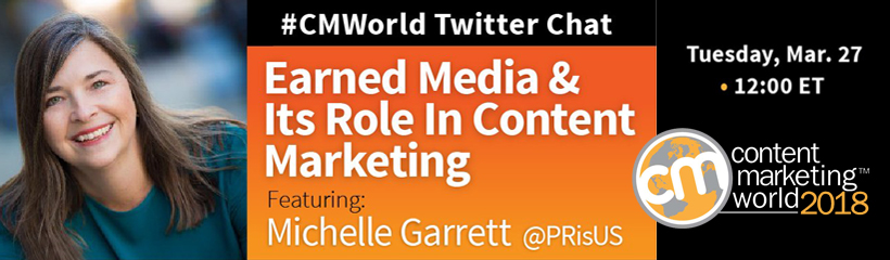 #TwitterChat : Earned media and its role in Content Marketing