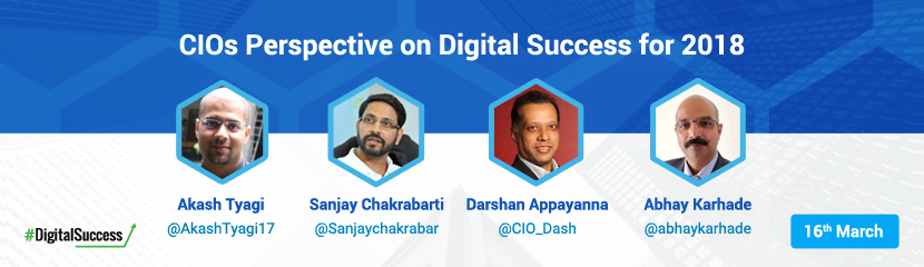 Twitter Chat : CIO’s Perspective on #DigitalSuccess for 2018