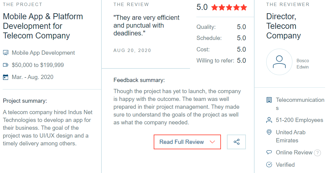 INT-Client -Reviews