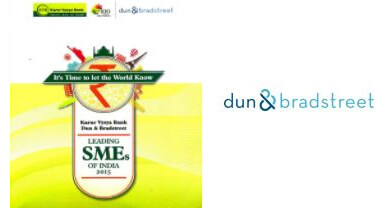 Dun & Bradstreet - Top Leading 100 SMEs of India Awards 2015