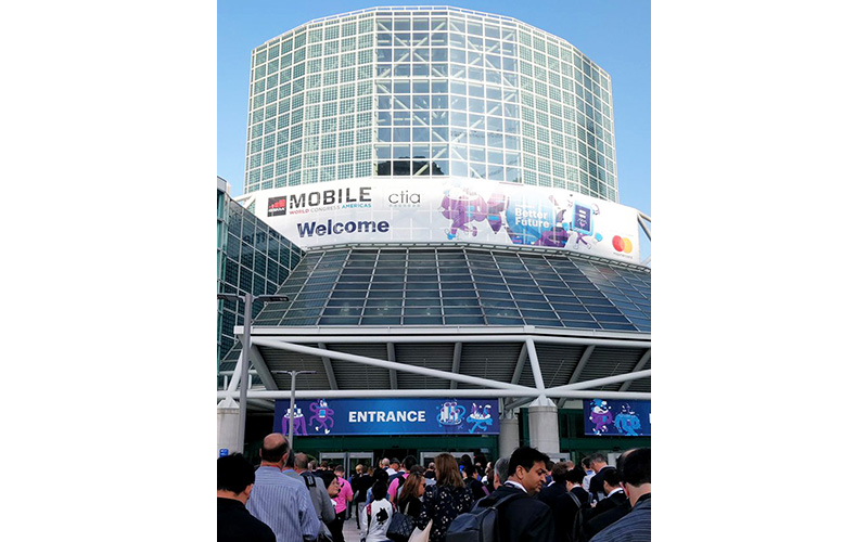 Mobile World Congress 2018 at Americas-Entrance