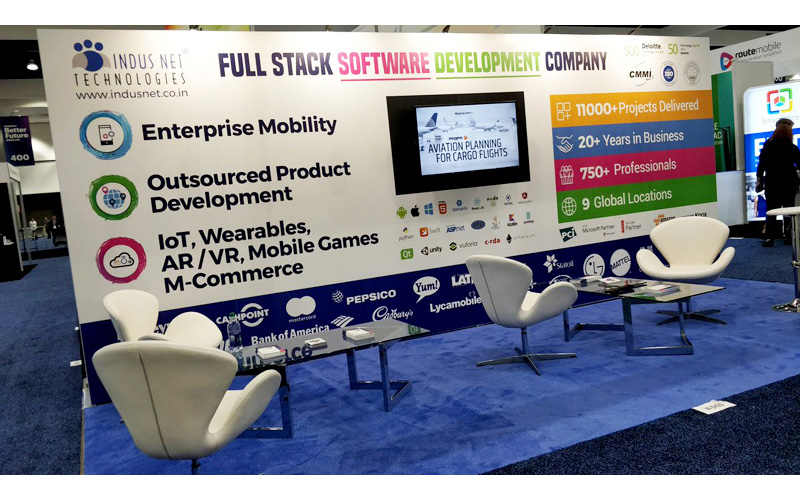 Mobile World Congress 2018 at Americas Stall-Sitting-Arrangement