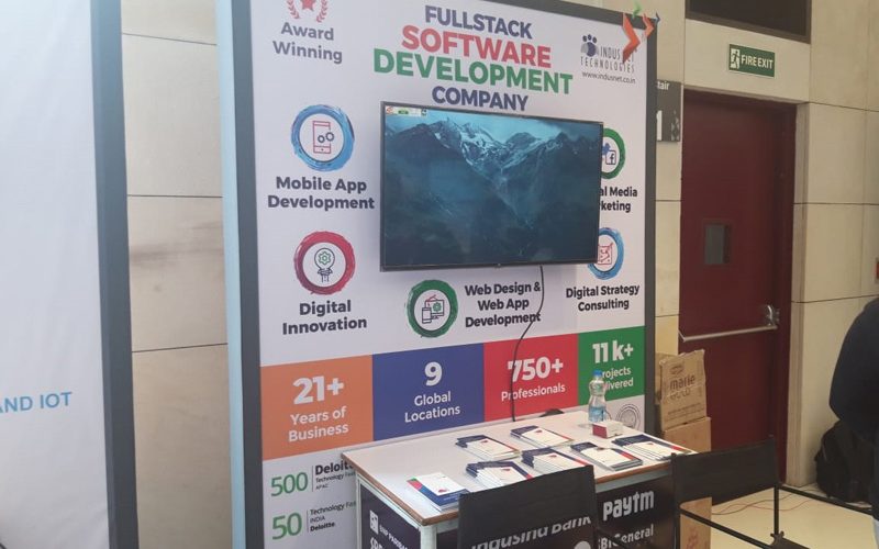 Nasscom International SME Conclave 2019-Stall-Side View