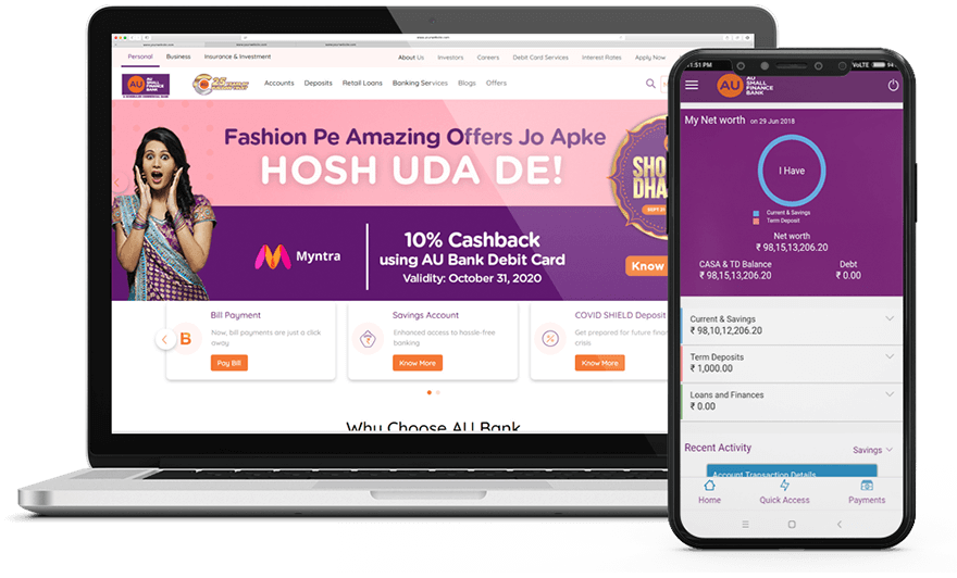 AU Small Finance Bank Success Story Product Glimpse