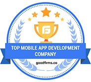 Top Mobile App Development Company - 'GoodFirms' Badge of Recognition