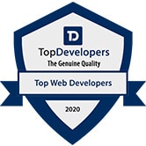 Top Web Developers 2020 - 'TopDevelopers' Badge of Recognition