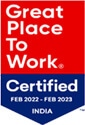 Great Place To Work - Certified FEB 2022 -FEB 2023 - INDIA